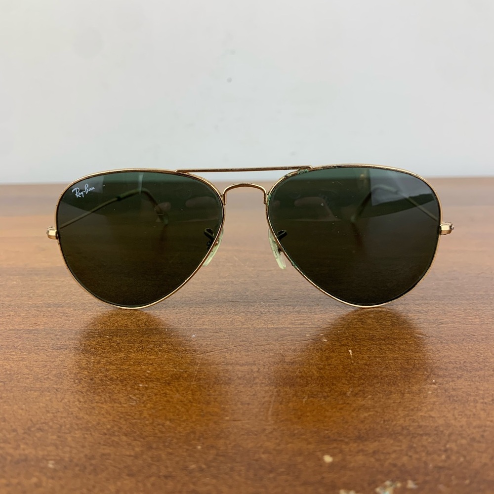 Ray-Ban Aviator Large Metal RB3025 58-14 135 3N Sunglasses Gold *Scratched*